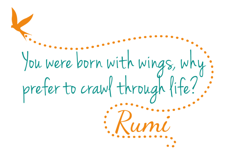 you were born with wings why prefer to crawl through life